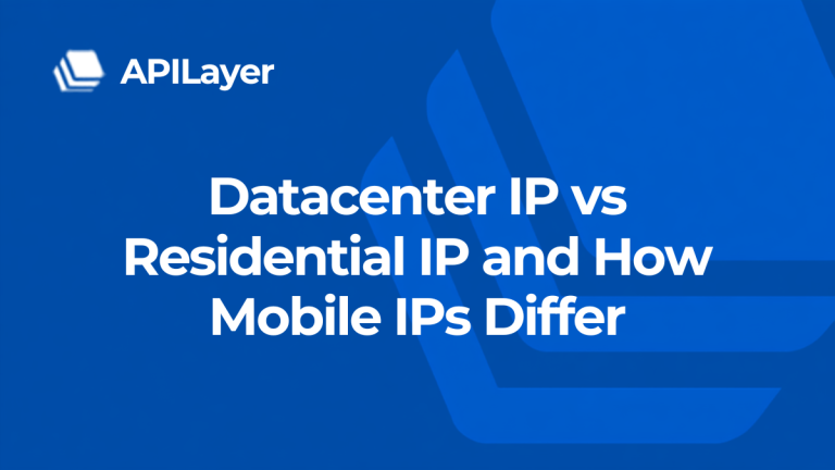 Datacenter IP vs Residential IP and How Mobile IPs Differ