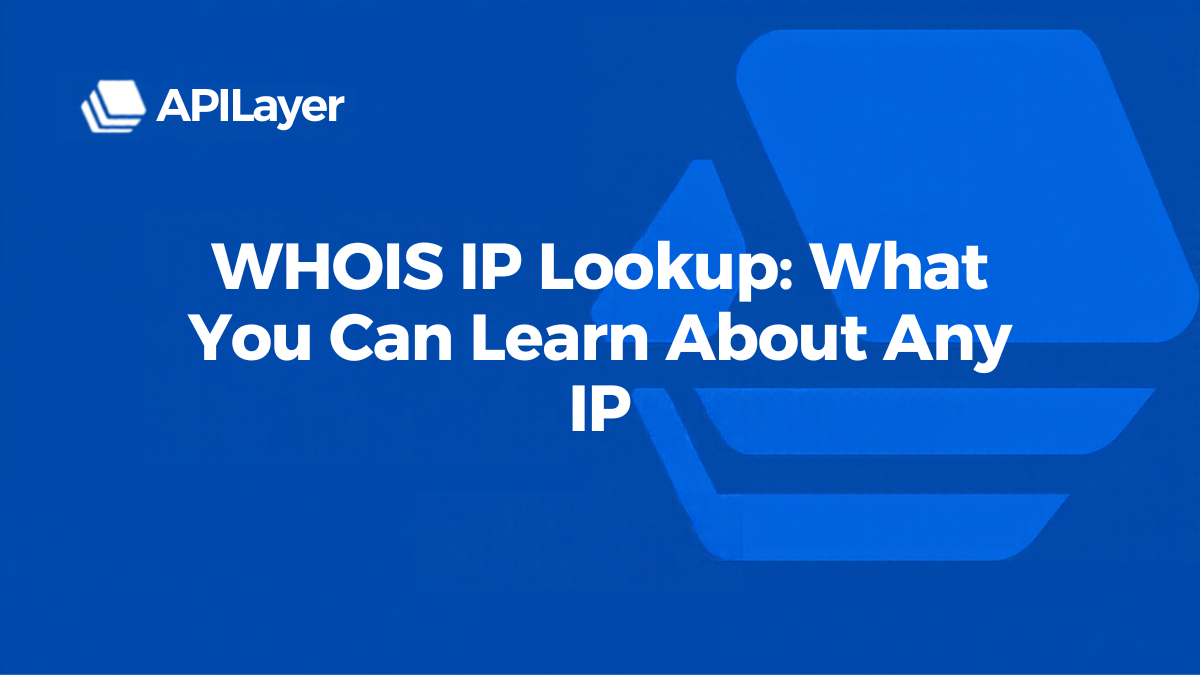 WHOIS IP Lookup: What You Can Learn About Any IP